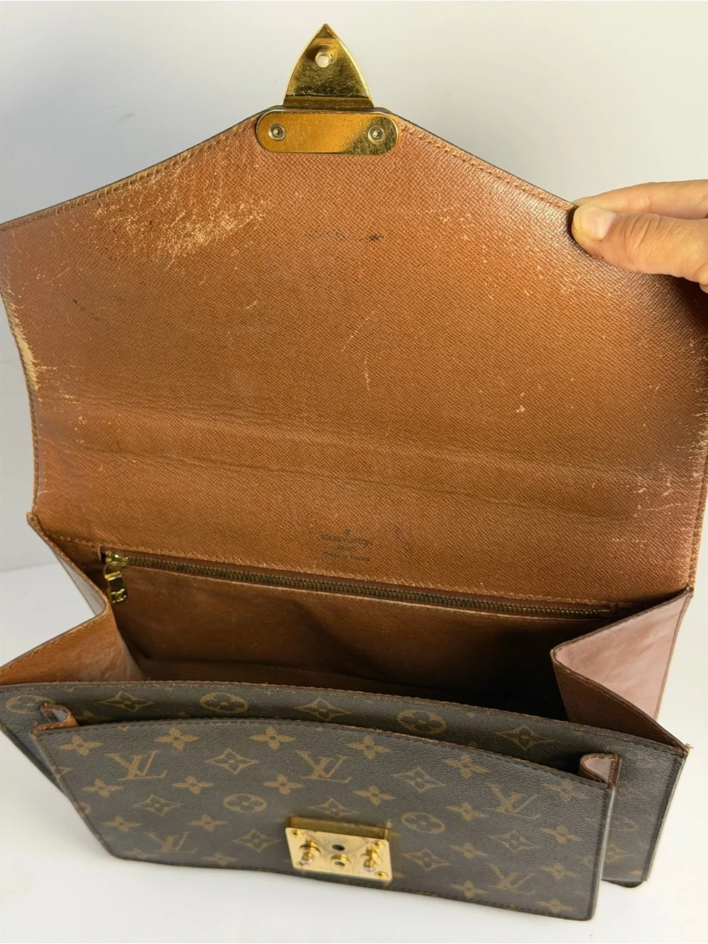 Vintage Louis Vuitton Monceau 28 Monogram Canvas Handbag